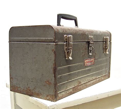 old craftsman steel tool box|vintage craftsman tool boxes.